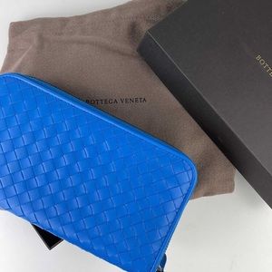 Bottega Veneta Blue Wallet (New In Box)
